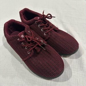 Alpine Swiss Kilian Mesh Red Burgundy Trainer Sneakers • Men’s 7 / Women’s 9
